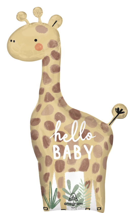 Soft Jungle Baby SuperShape Balloon