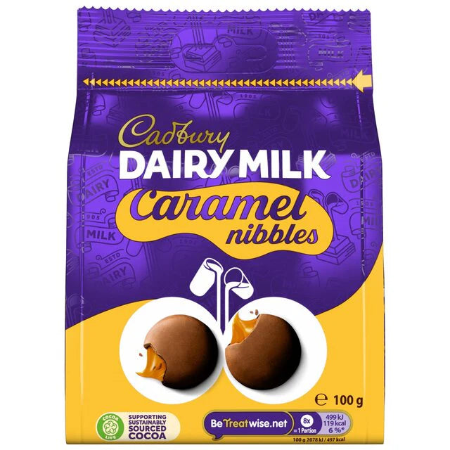 Cadbury Caramel Nibbles 100g