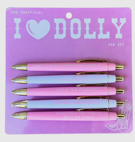 I Love Dolly Pen Set