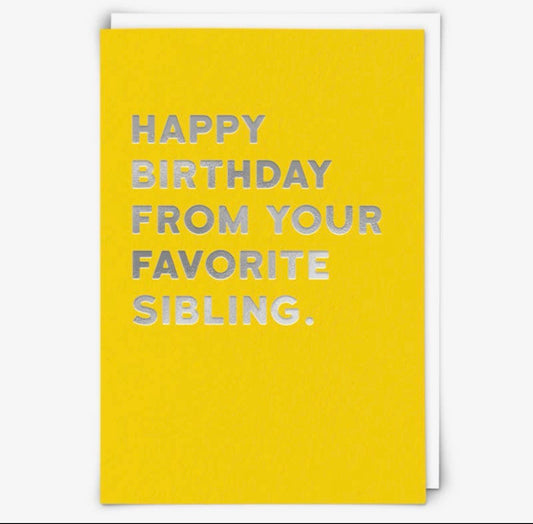 Favorite Sibling