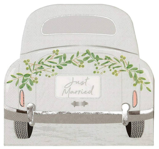 Just Married Car Napkin