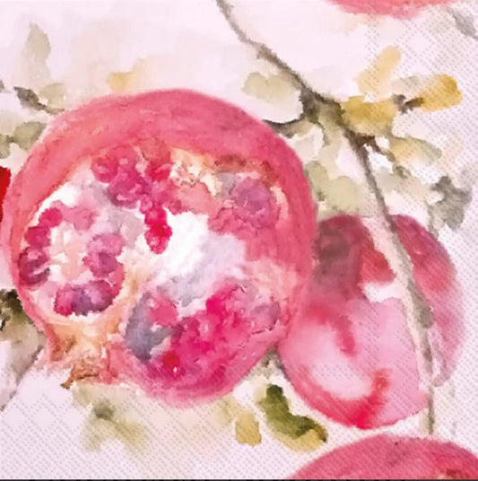 Pomegranate Cocktail Napkin