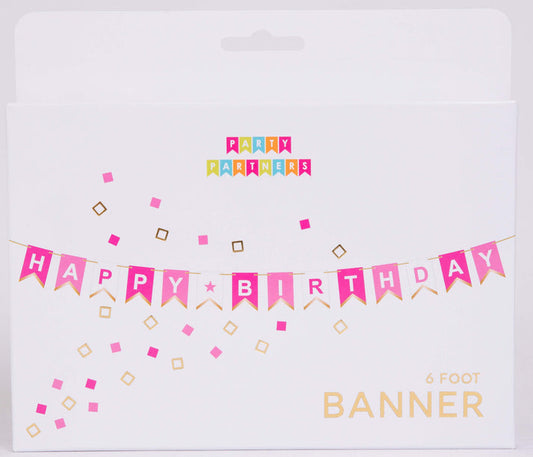 Bold and Bright Birthday Banner
