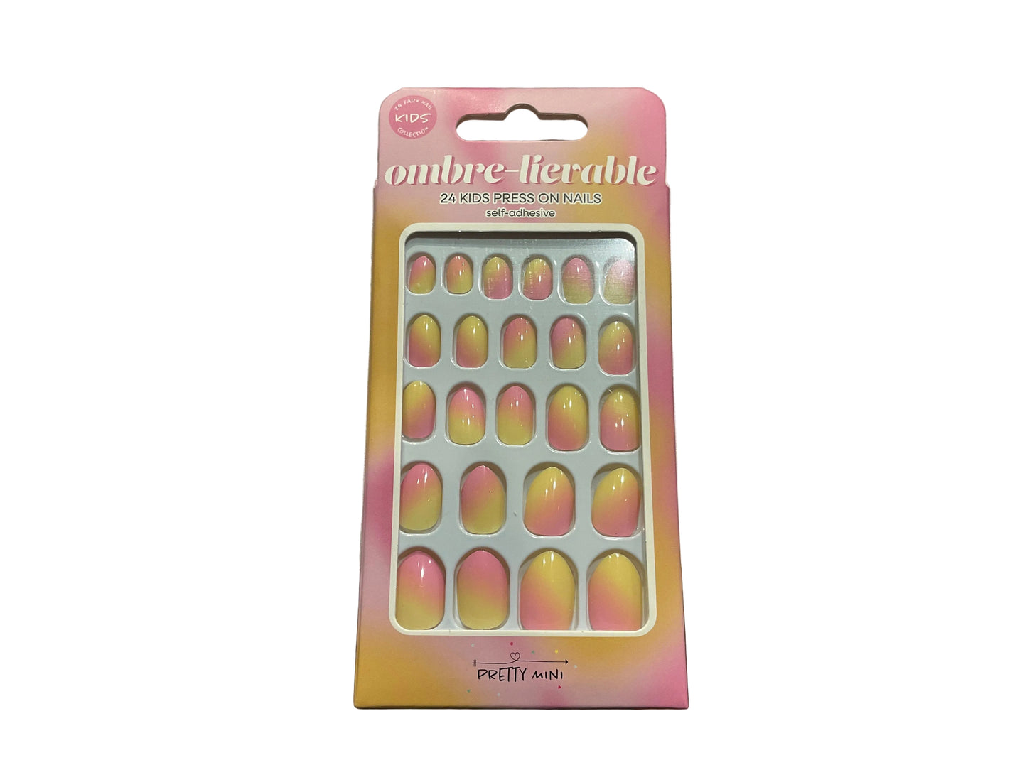 Pretty woman pressed on nails