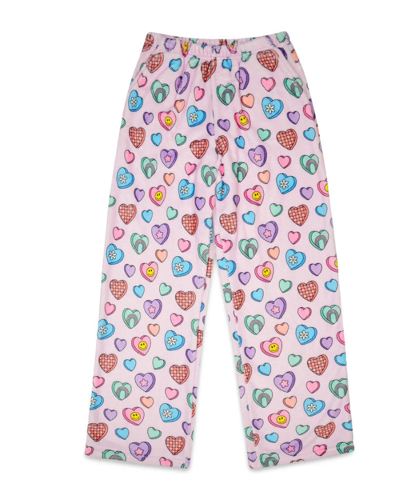Candy Hearts Plush Pants