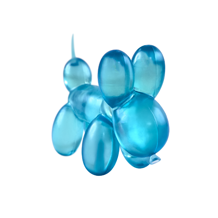 Gummy balloon dogs