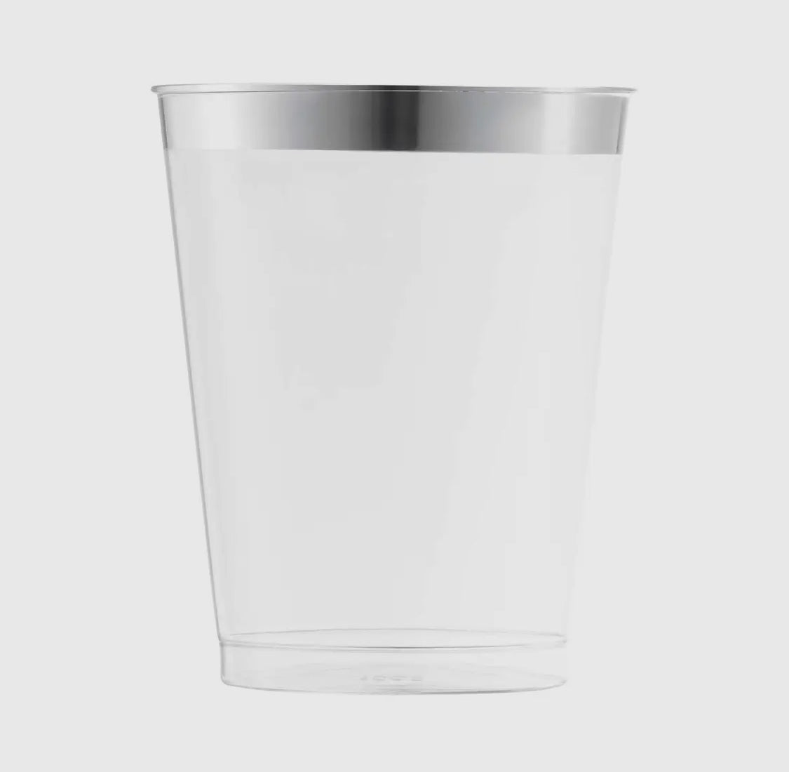 10 once Silver Rim Tumbler cup