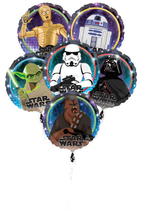 Star Wars Foil Balloon Bouquet