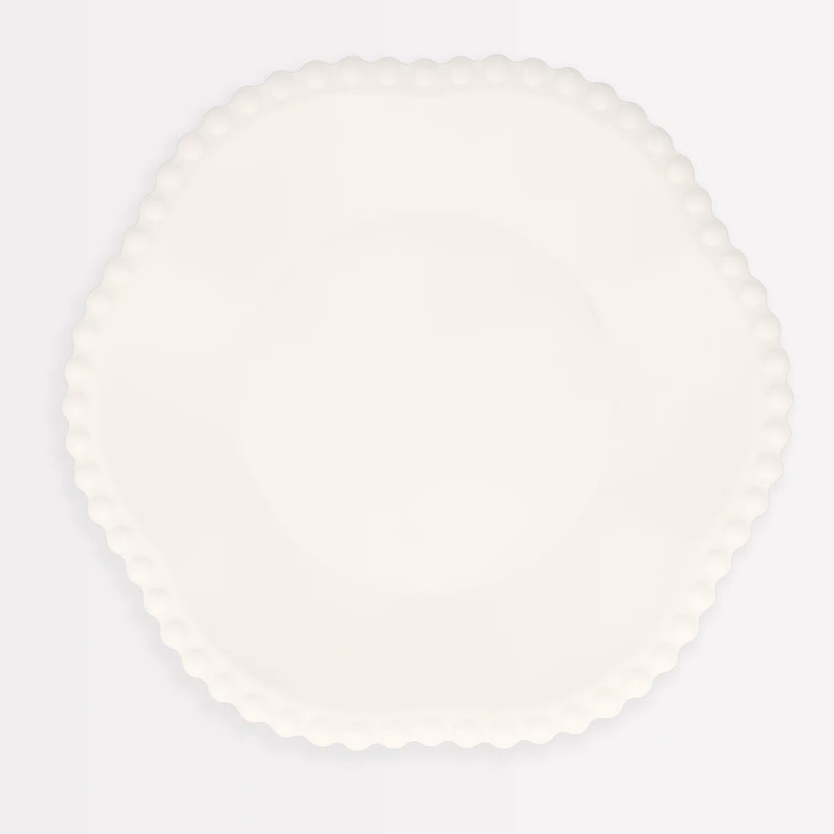 White Dot Edge Plate