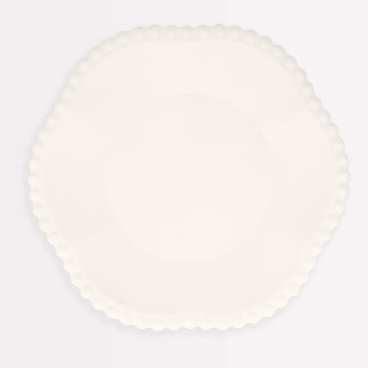 White Dot Edge Plate