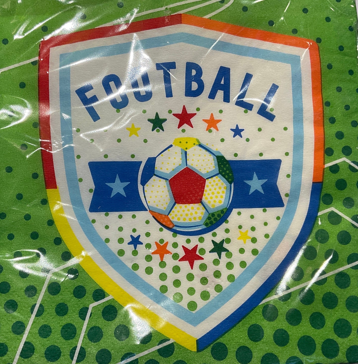 Football lunch napkin