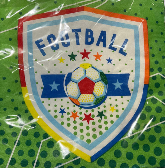 Football lunch napkin