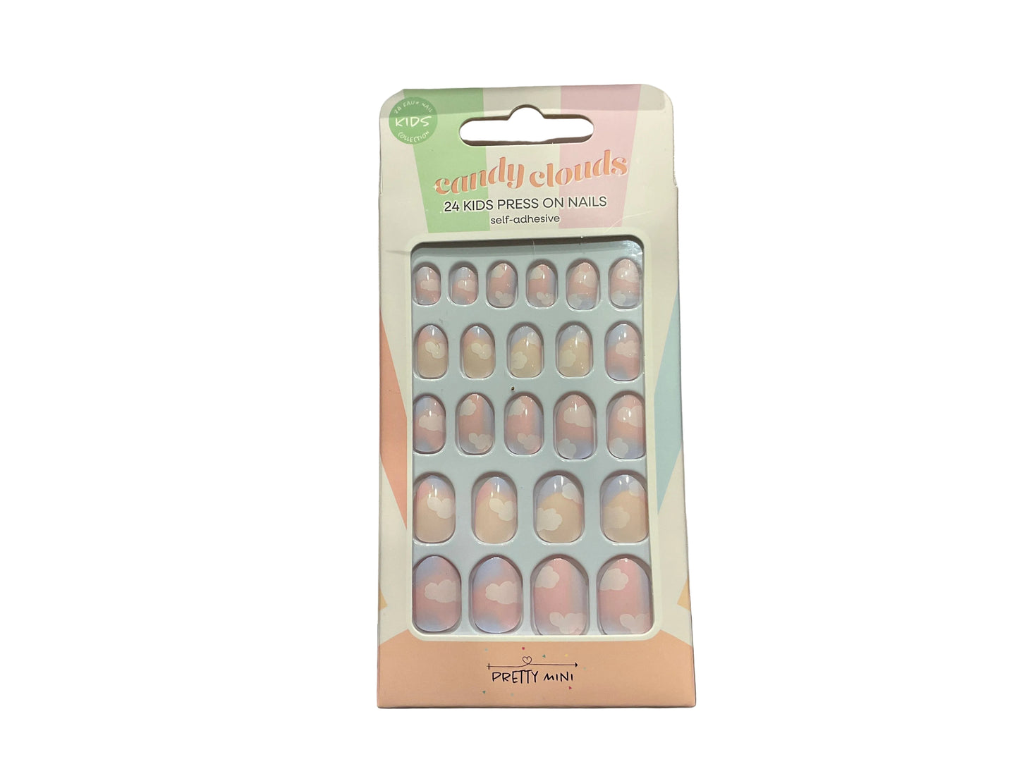 Pretty woman pressed on nails