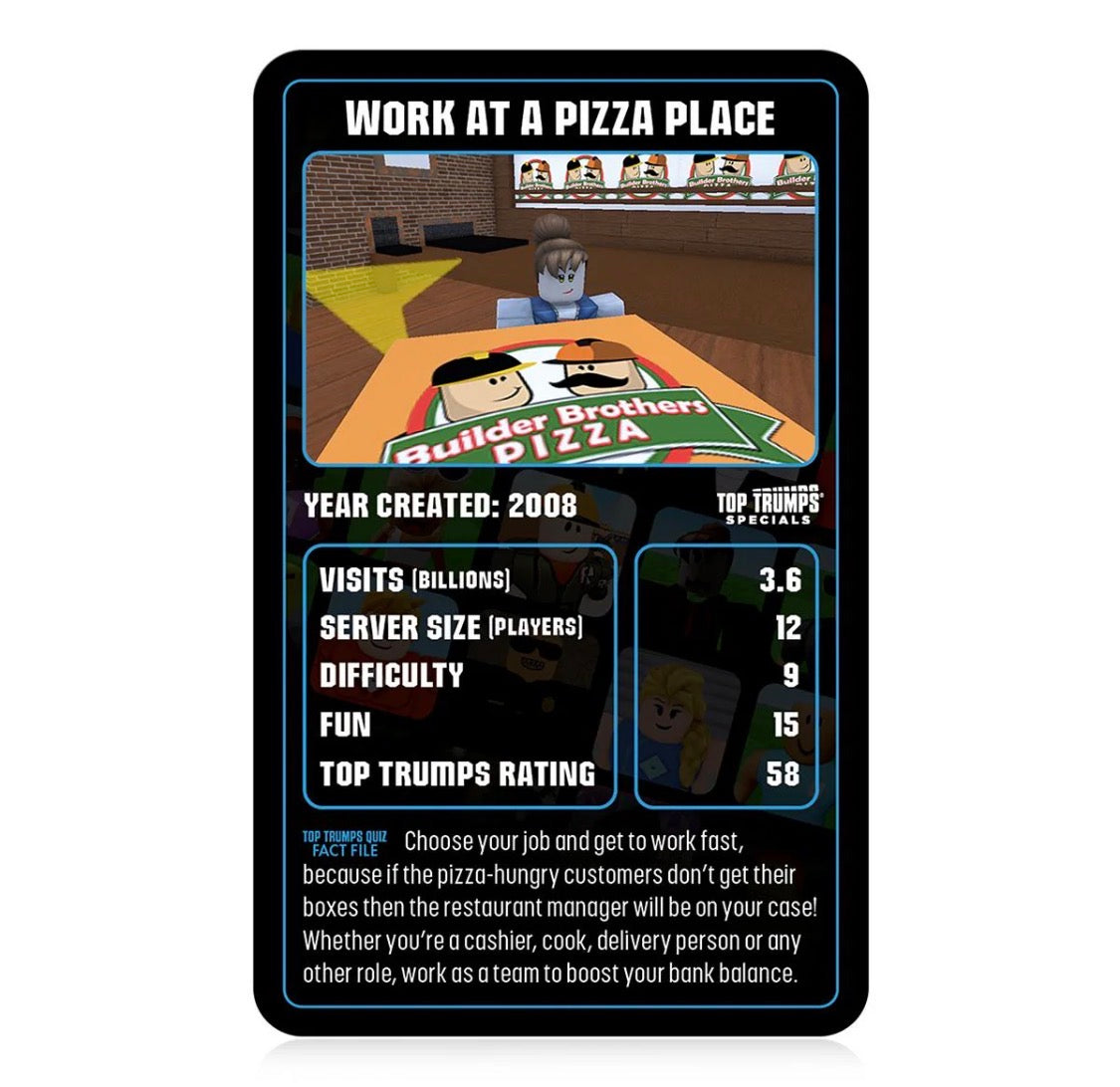 Top Trumps The independent an unofficial guide to Roblox
