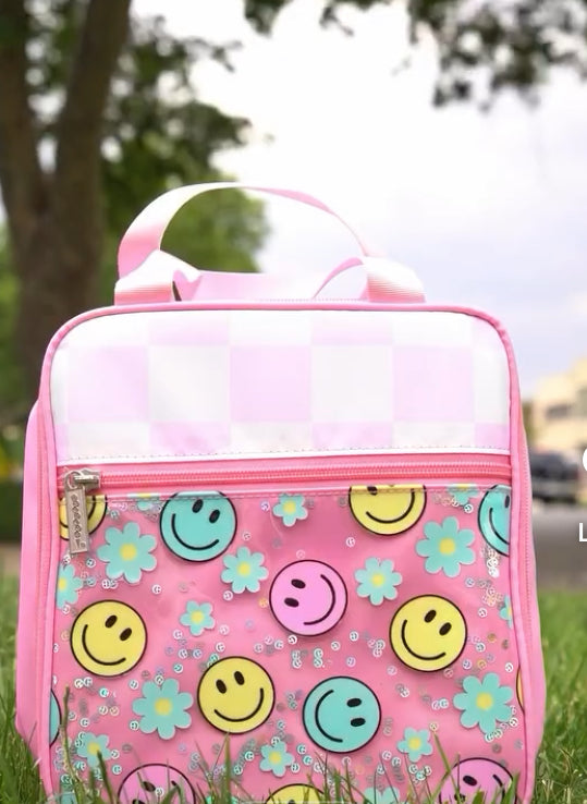 HAPPY CHECK LUNCH TOTE BAG