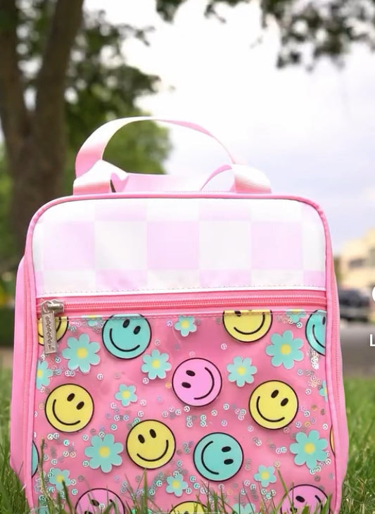 HAPPY CHECK LUNCH TOTE BAG