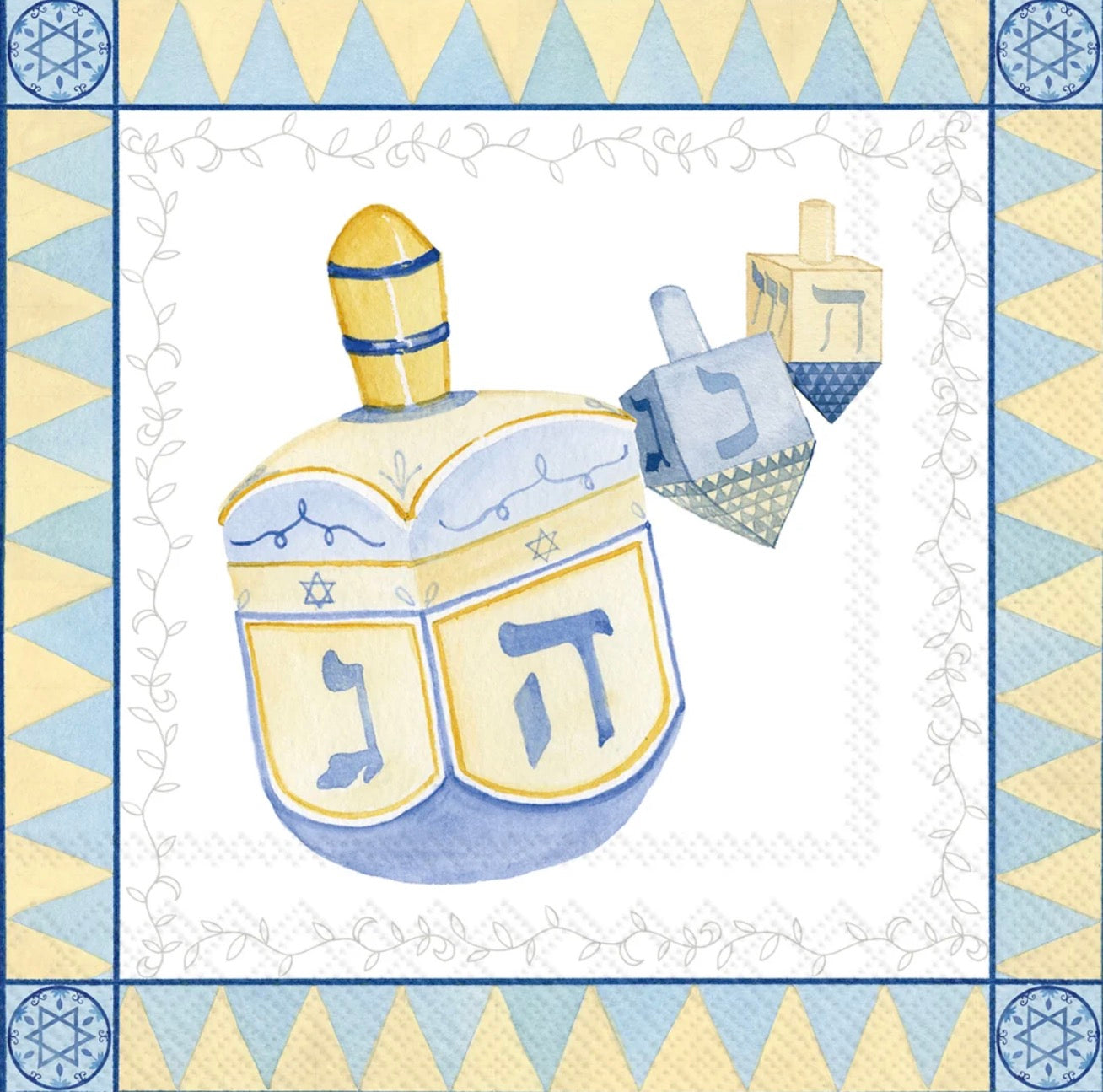 Celebrating Hanukkah Cocktail Napkin