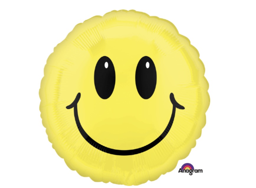 SMILEY FACE JUMBO FOIL BALLOON