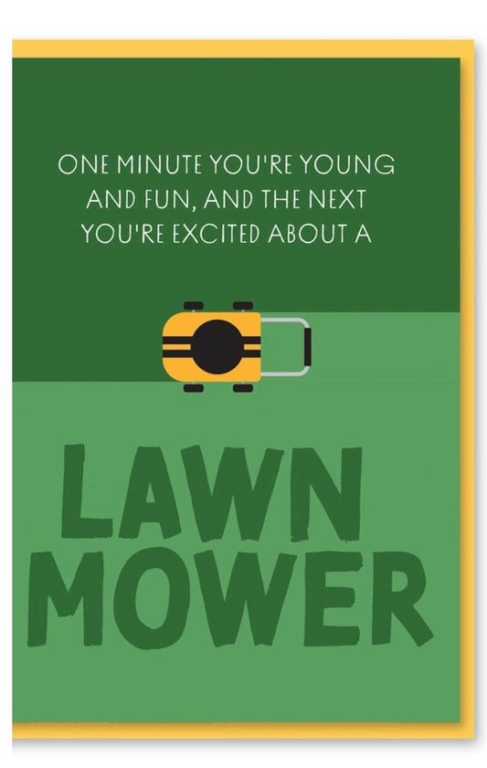Lawn Mower Birthday Card