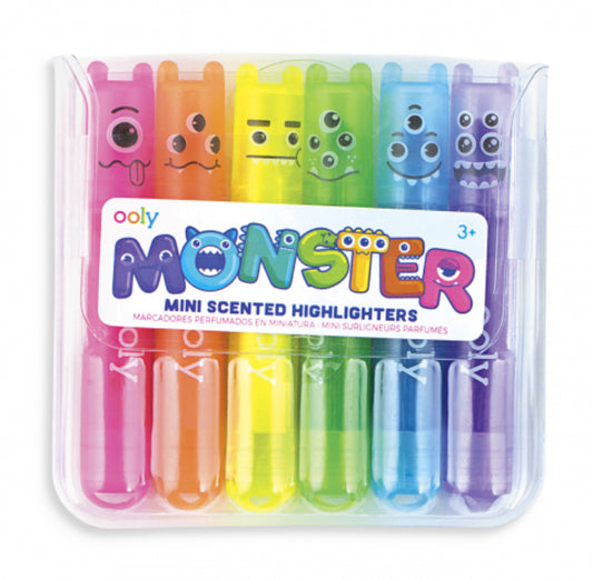 Monster Mini Scented Highlighters 6 Pack