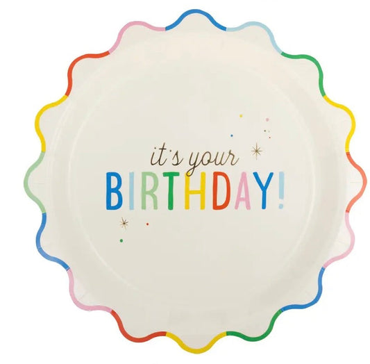 It’s your birthday paper plate