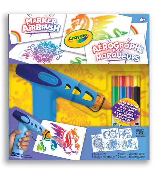 Crayola marker airbrush