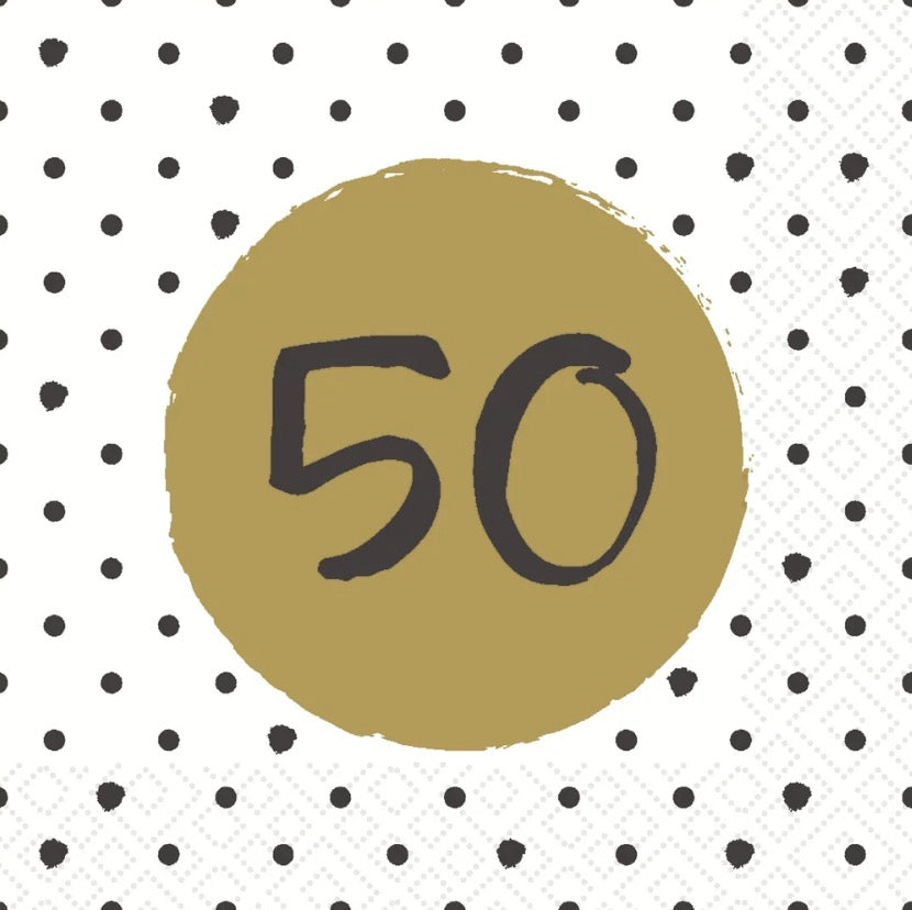 50th Birthday Lunch Napkin