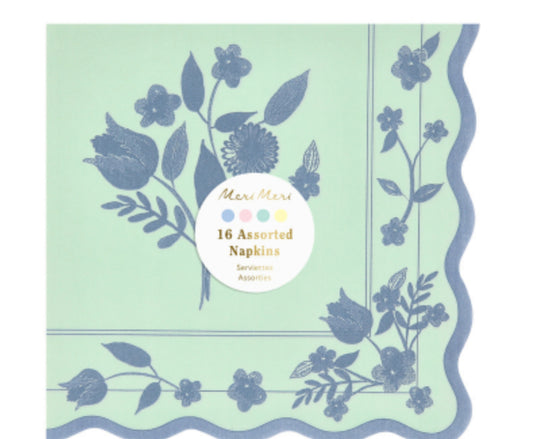 Vintage Botanical Large Napkins|Meri Meri