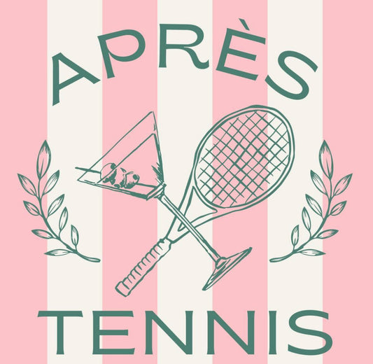 Apres Tennis Cocktail Napkins
