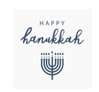 Happy Hannukah Printed Lunch Napkin 20Pk Multi