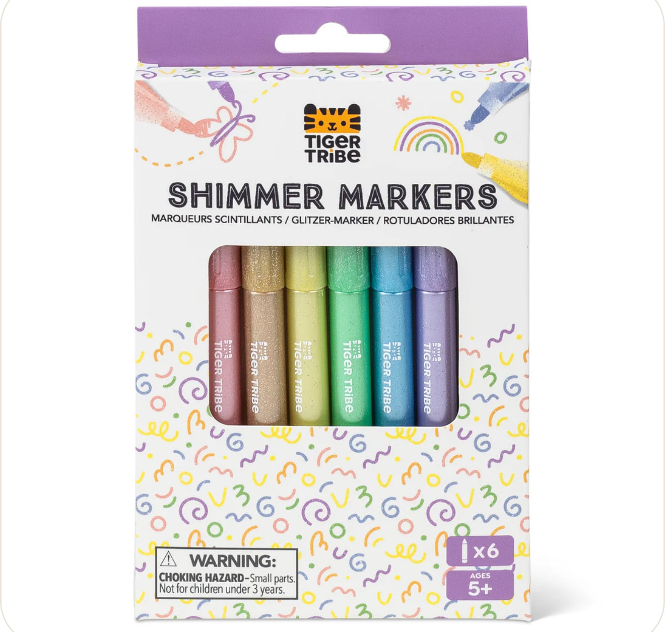 Shimmer Markers - Tiger Tribe