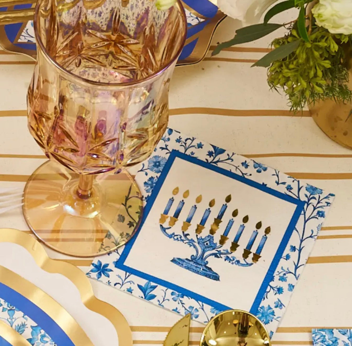 Hanukkah Cocktail Napkins/26pk