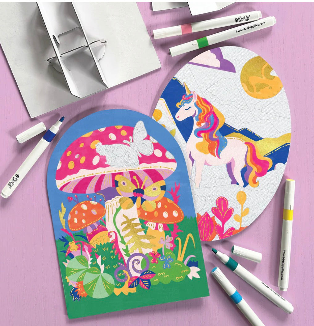 IHEARTART MARKER BY NUMBERS FANTASY FIELDS
