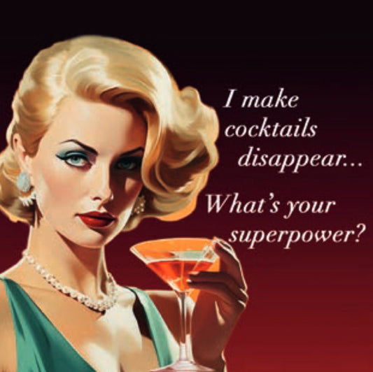 What’s your superpower? Cocktail napkins