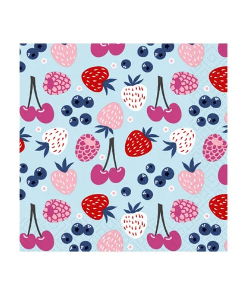 Berries Sundae - Luncheon Napkin