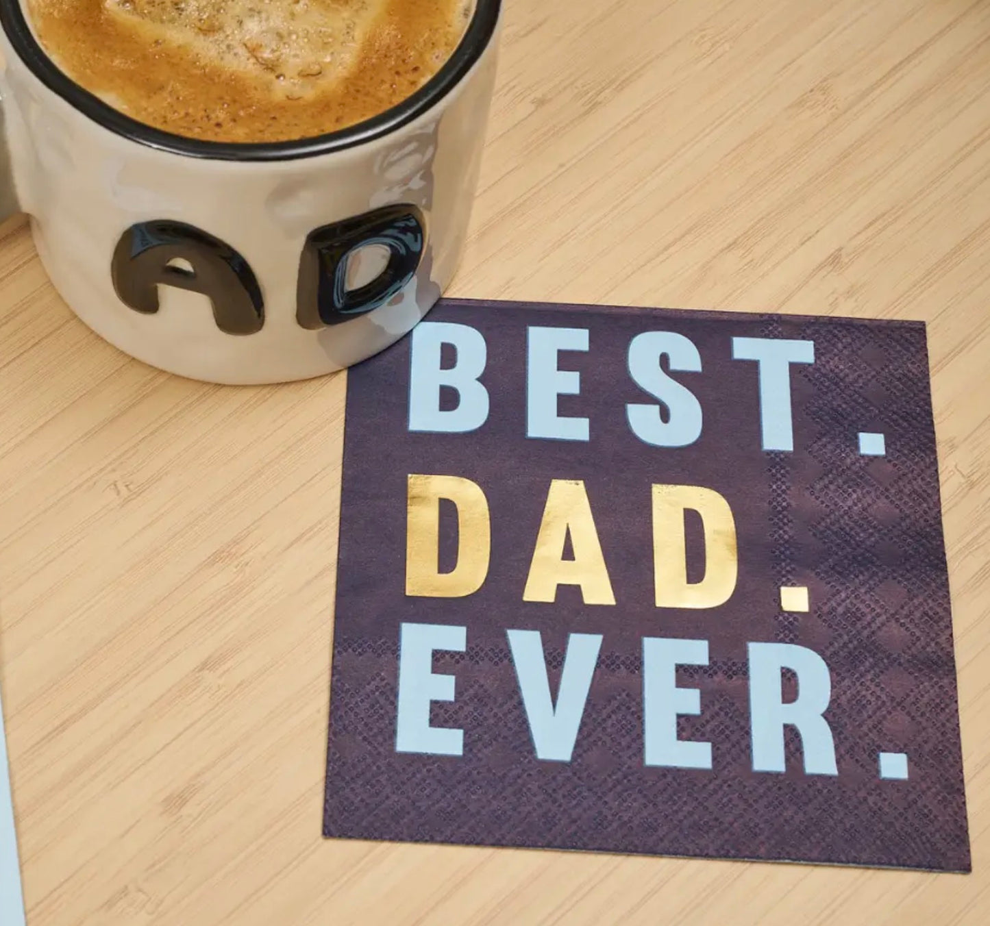 Best Dad Ever Cocktail Napkins /26pk