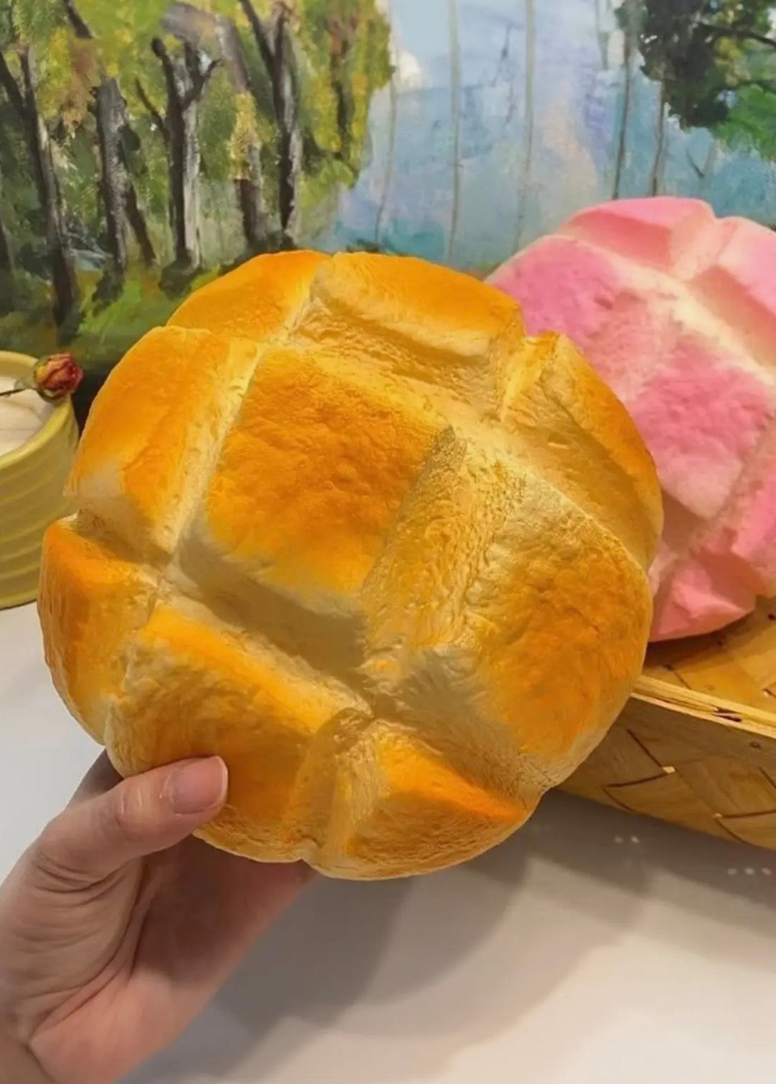 Extra Large Pineapple Bun Squishy Squeeze Toy