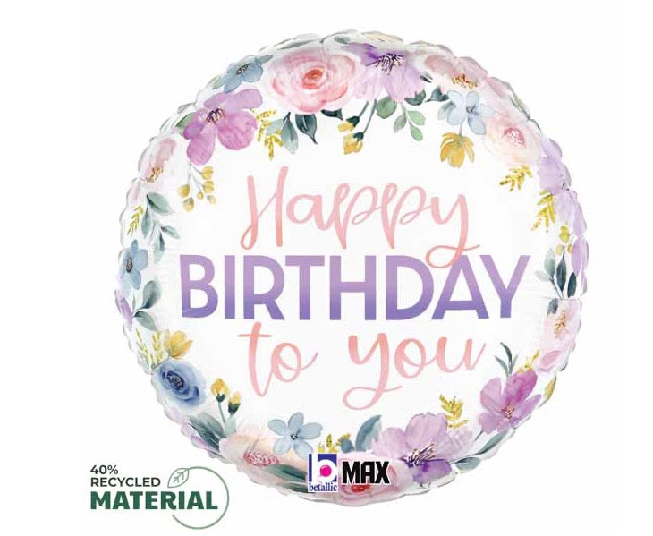 Happy birthday to you foil balloon