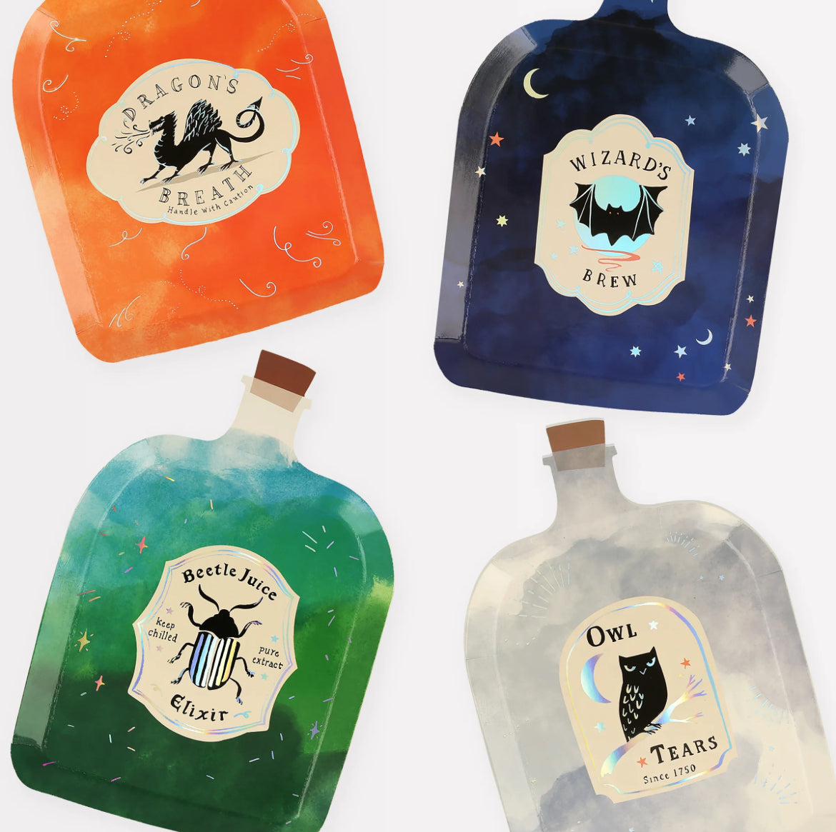 Making Magic Potion Bottle Plate