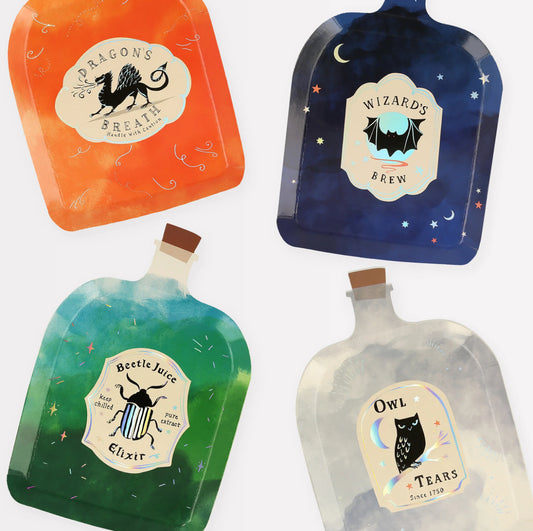 Making Magic Potion Bottle Plate