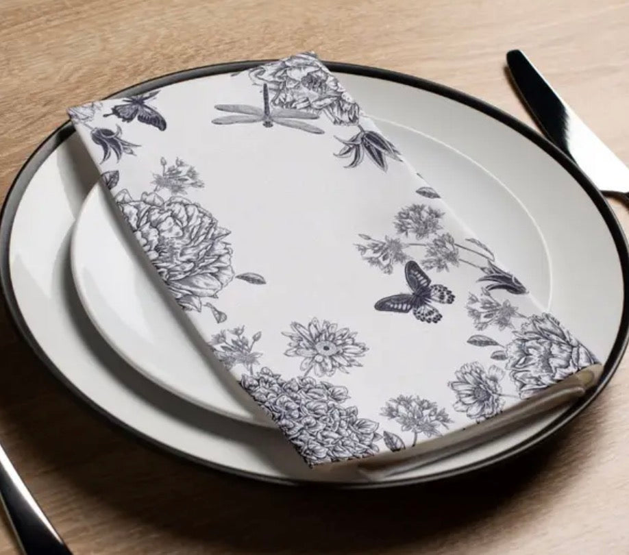 Dragon fly guest towel