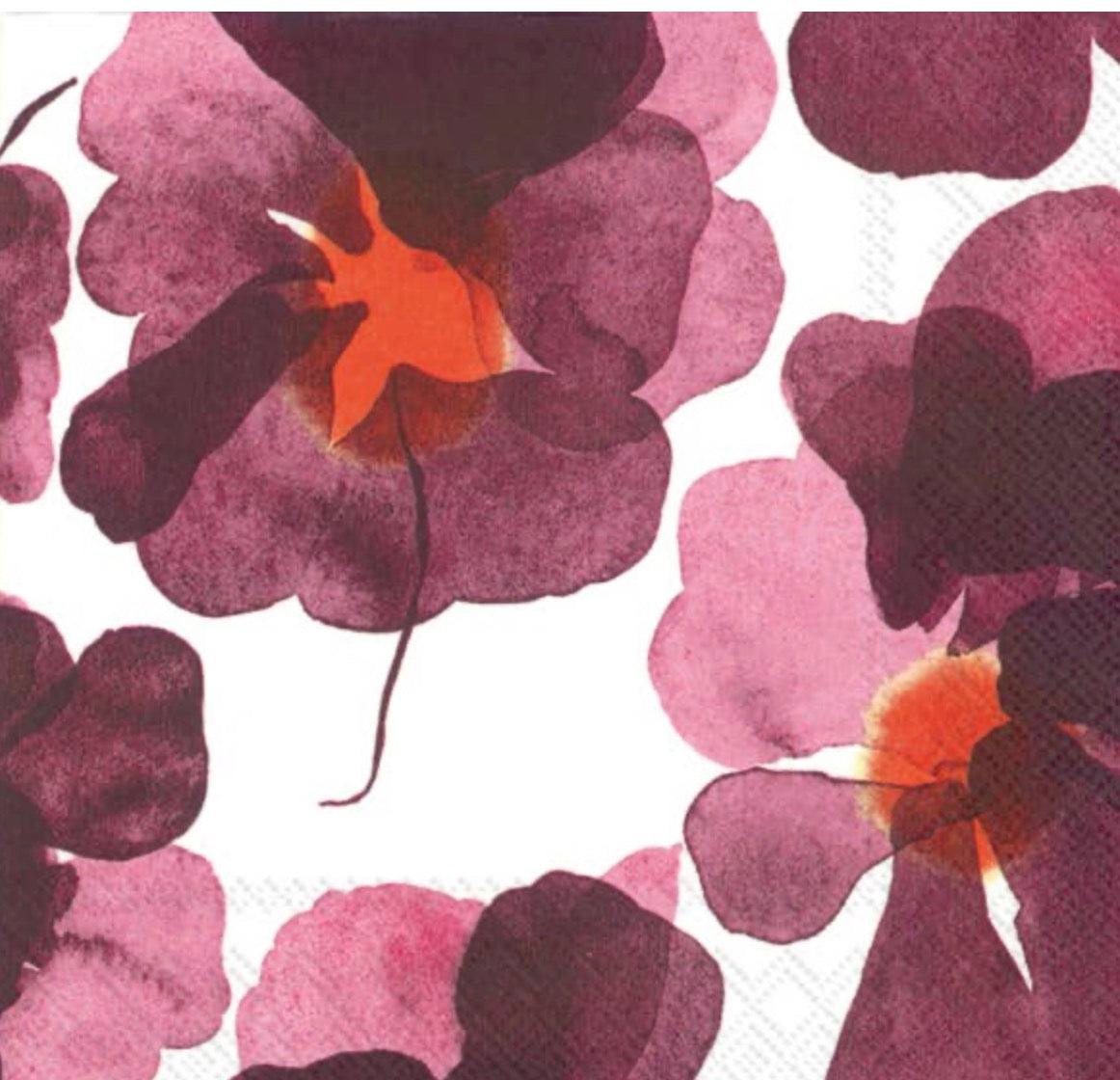 Marimekko Valssi Bordeaux Lunch Napkin