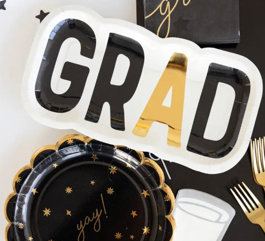Script grad cocktail napkin
