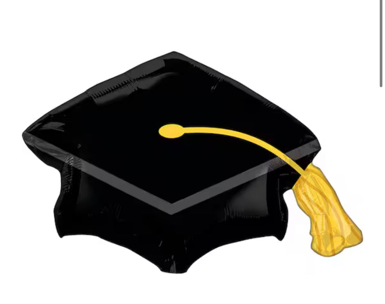 31" Black Graduation Cap Foil Balloon