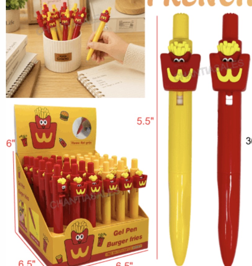 French fries pen