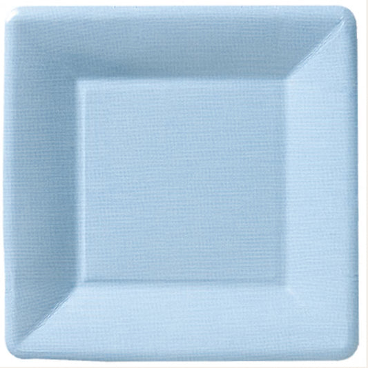 Light Blue Linen Salad/Dessert Plate