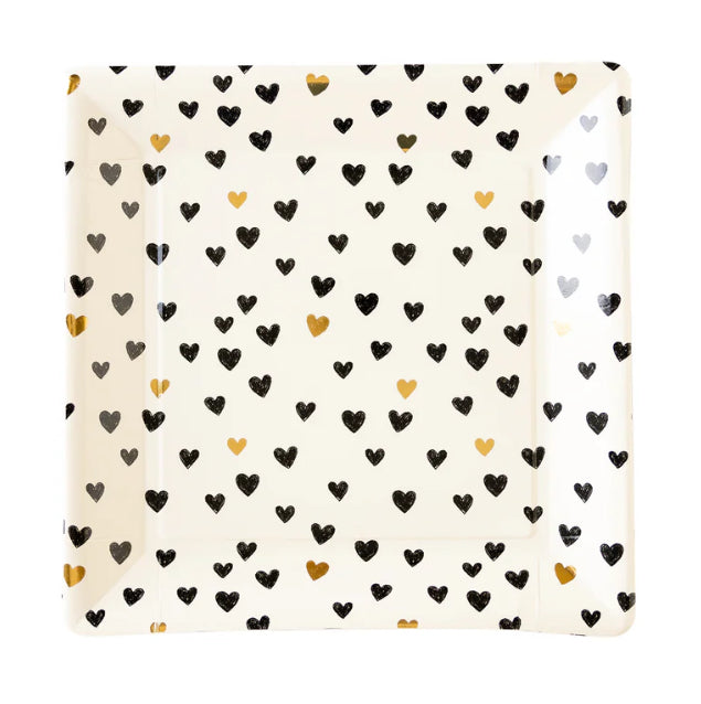 Square Hearts Plates
