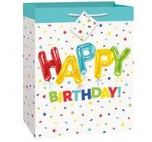 Happy balloon gift bag