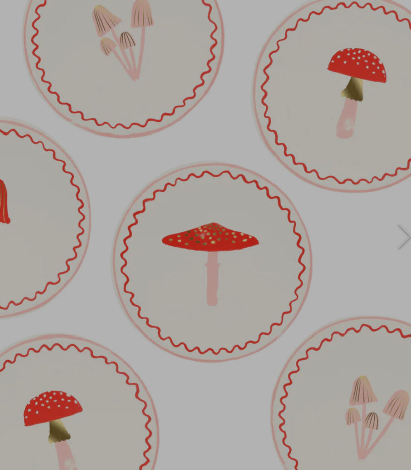Meri meri mushroom side plates