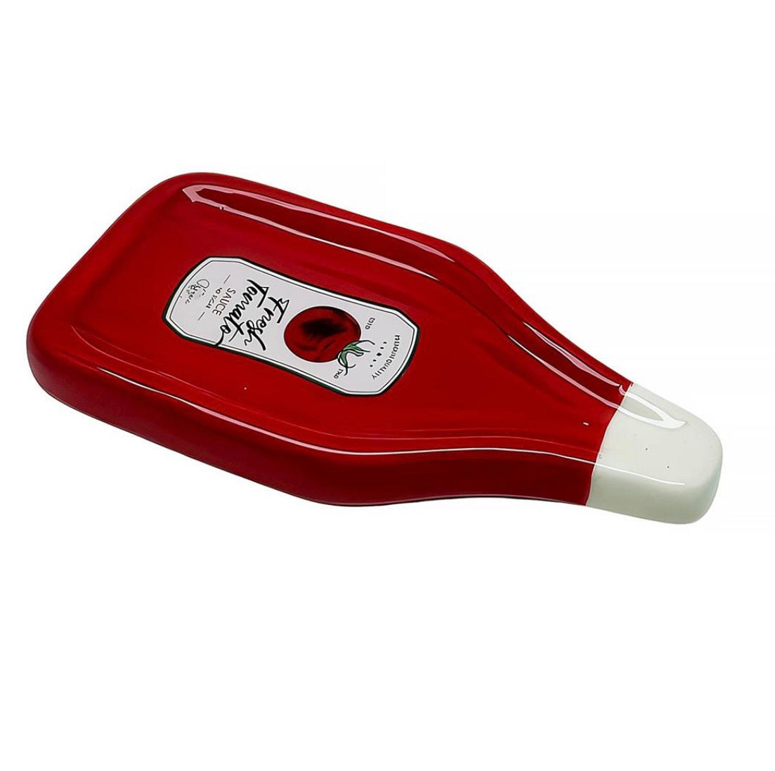Ketchup Trinket Dish, 4.75"L, Ceramic